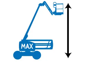 אייקון זרועות גובה